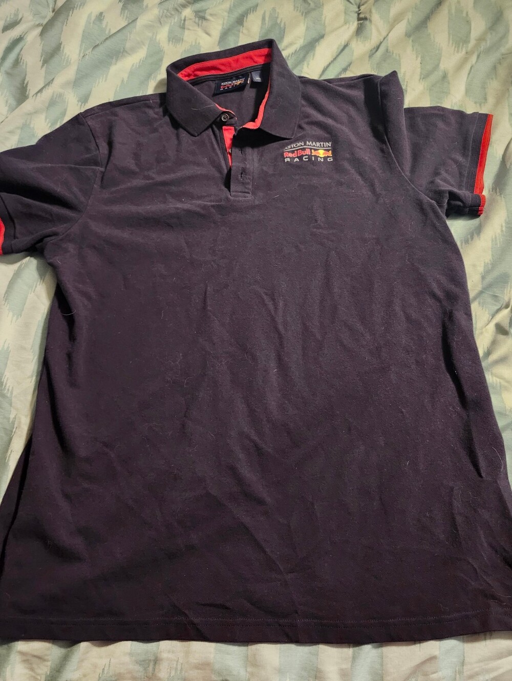 Aston Martin‎ Red Bull F1 Racing Polo Shirt Men's Size Large .